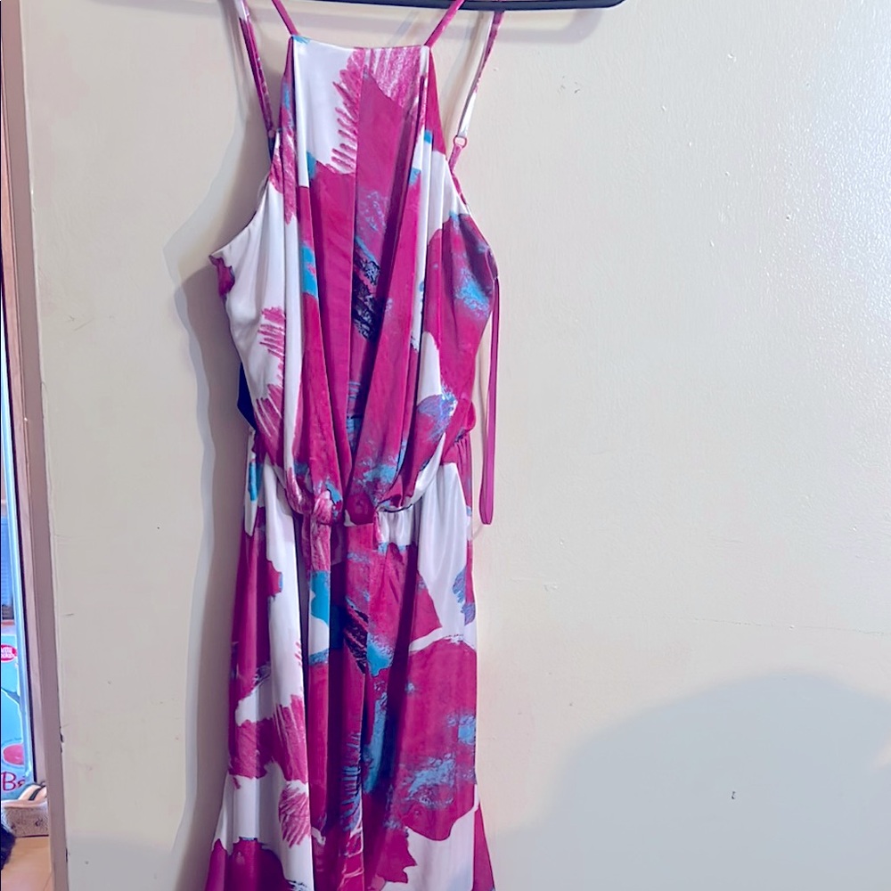 Le Chateau Vibrant Pink Dress